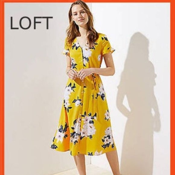 Floral Midi Dress - Picture 4 of 5